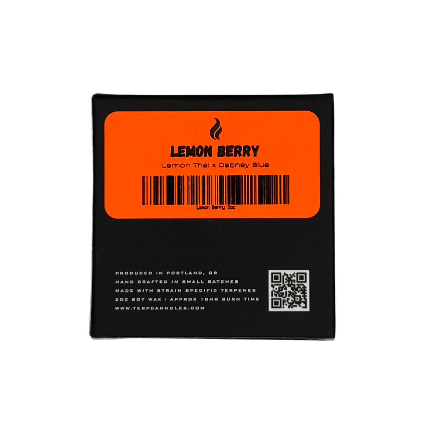Lemon Berry 2oz Terpene Candle / Sativa
