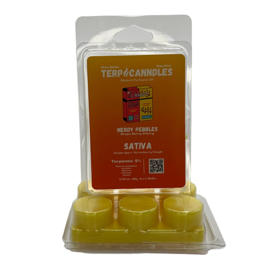 Nerdy Pebbles Wax Melts 2.40 oz / Sativa